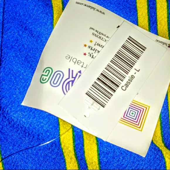 Lularoe Skirt Size L Cassie Midi Stretch NWOT - Picture 6 of 10